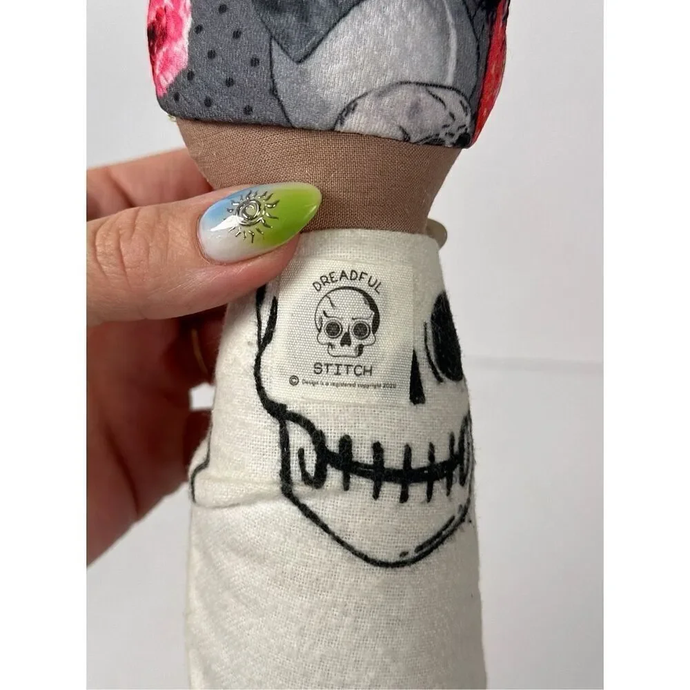 Dreadful Stitch Rattle Doll - Handmade